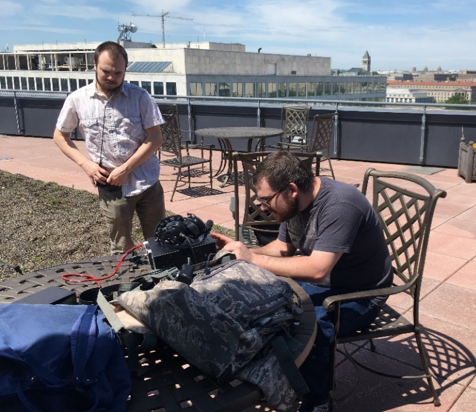 NN3SI members on a rooftop in Washington, D.C.